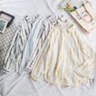 Long-sleeve Striped  Shirt
