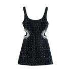 Sleeveless Faux-pearl Slim-fit Dress