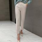 Basic Straight-cut Dress Pants