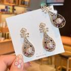 Faux Pearl Alloy Chinese Musical Instrument Dangle Earring