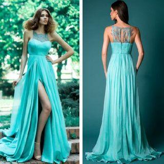 Tie-waist Cutout Panel Lace Dress