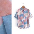 Geometric Print Short-sleeve Shirt