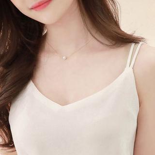 Strappy Textured Sleeveless Top