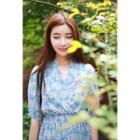 Floral-printing Dress