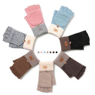 Faux Fur Convertible Mittens
