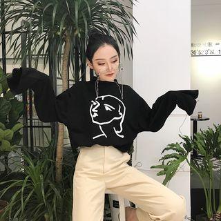 Face Print Sweatshirt