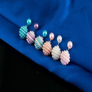 Beaded Through And Through Earrings