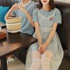 Couple Matching Short-sleeve T-shirt / Long T-shirt /spaghetti Strap Dress