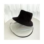 Lucite Panel Bucket Hat (anti-corona) Black - One Size