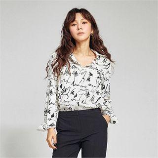 From Seoul Sketch Pattern Blouse