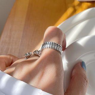 Open Ring K816 - 1 Pc - Silver - One Size