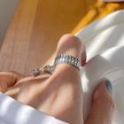 Open Ring K816 - 1 Pc - Silver - One Size