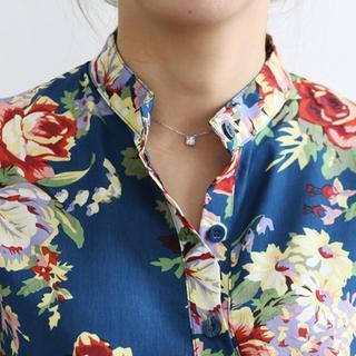 Floral Print Long-sleeve Shirt