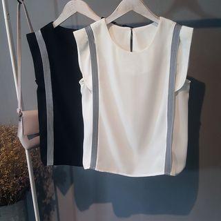 Striped Applique Tank Top