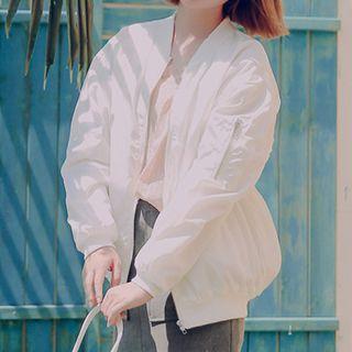 Loose-fit Baseball Jacket