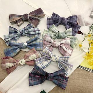 Plaid Hair Clip / Set