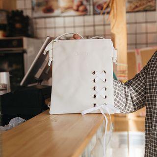 Lace-up Crossbody Bag