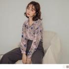 Geo Print Long Sleeve Shirt