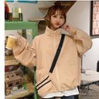 Plain Zip Windbreaker