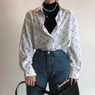 Dot Long-sleeve Shirt