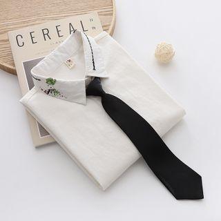Embroidered Shirt / Neck-tie