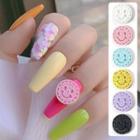 Smiley Resin Nail Art Decoration 10 Pcs - Random Colors - One Size