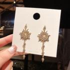 Floral Earring E1586 - Gold - One Size