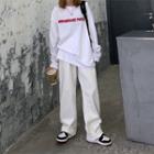 Set: Loose Fit Mid Rise Jeans + Belt
