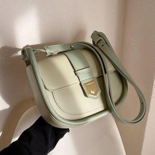 Color Block One-shoulder Shoulder Bag