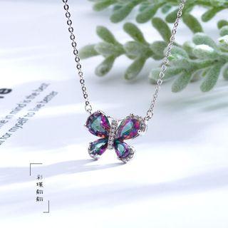 Butterfly Necklace As Shown In Figure - One Size