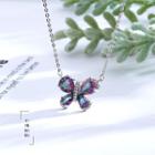 Butterfly Necklace As Shown In Figure - One Size