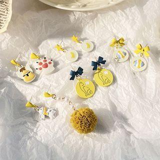 3d Drop Earring