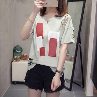 Cutout Applique T-shirt