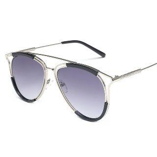 Double-bridge Cutout Sunglasses