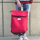 Canvas Flap Zip Backpack