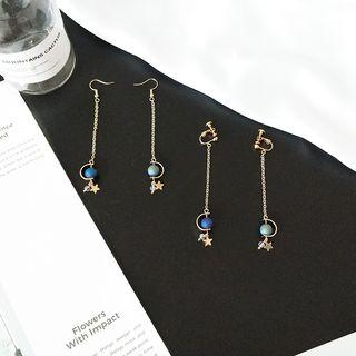Bead & Star Drop Earring