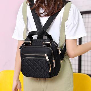 Quilted Multi-way Backpack