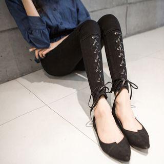 Lace Up Detail Leggings