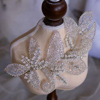 Wedding Rhinestone Branches Headpiece Headpiece - White - One Size