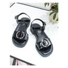 Buckled Ankle-strap Flat Sandals