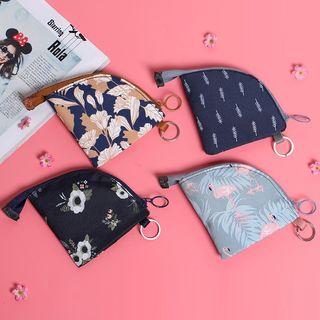 Fanned Coin Purse With Keyring