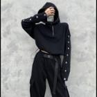 Plain Oversized Crop Jacket