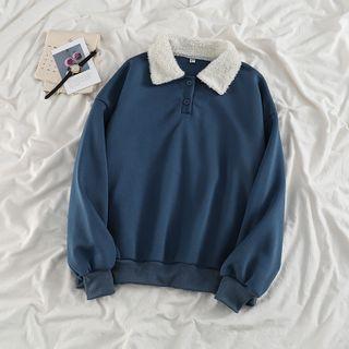 Polo-neck Pullover / Wide Leg Pants