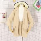 3/4-sleeve Blazer / A-line Mini Pleated Skirt / Set