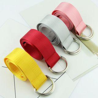 Double Ring Canvas Belt