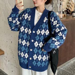 Plaid Color Block Jacket