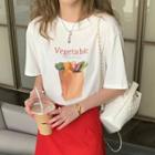 Vegetable Print Tee