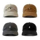 Distressed Dollar Sign Embroidered Baseball Cap