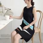Slim-fit Sleeveless Knit Dress