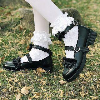 Strapped Mary Jane Pumps